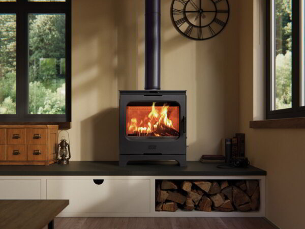 ESSE 755 f wood burning stove roomset